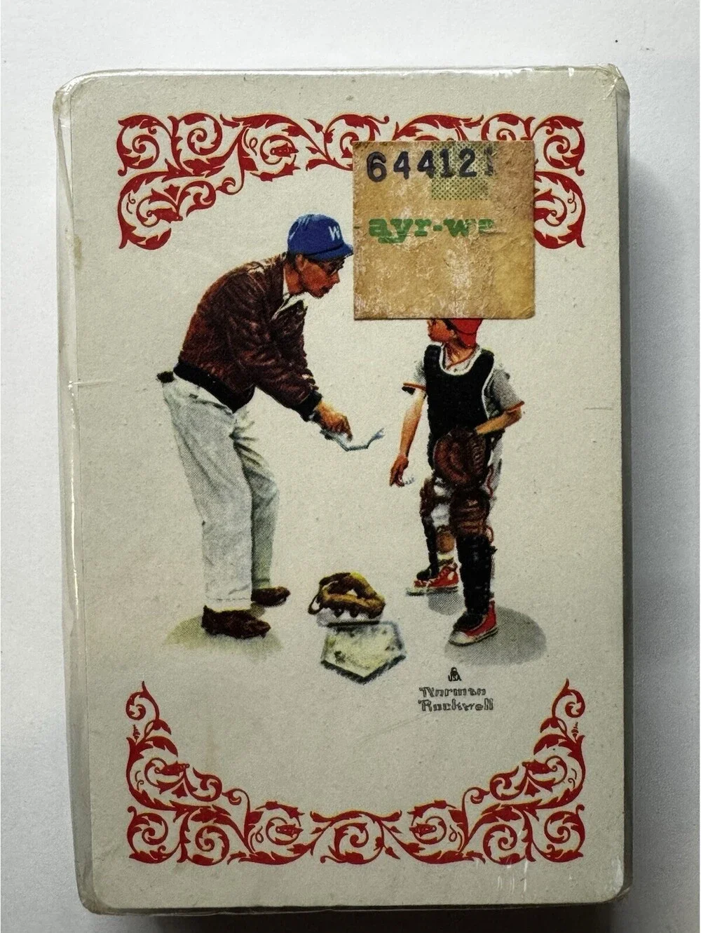 Vintage Norman Rockwell Baseball Playing Cards - Sealed